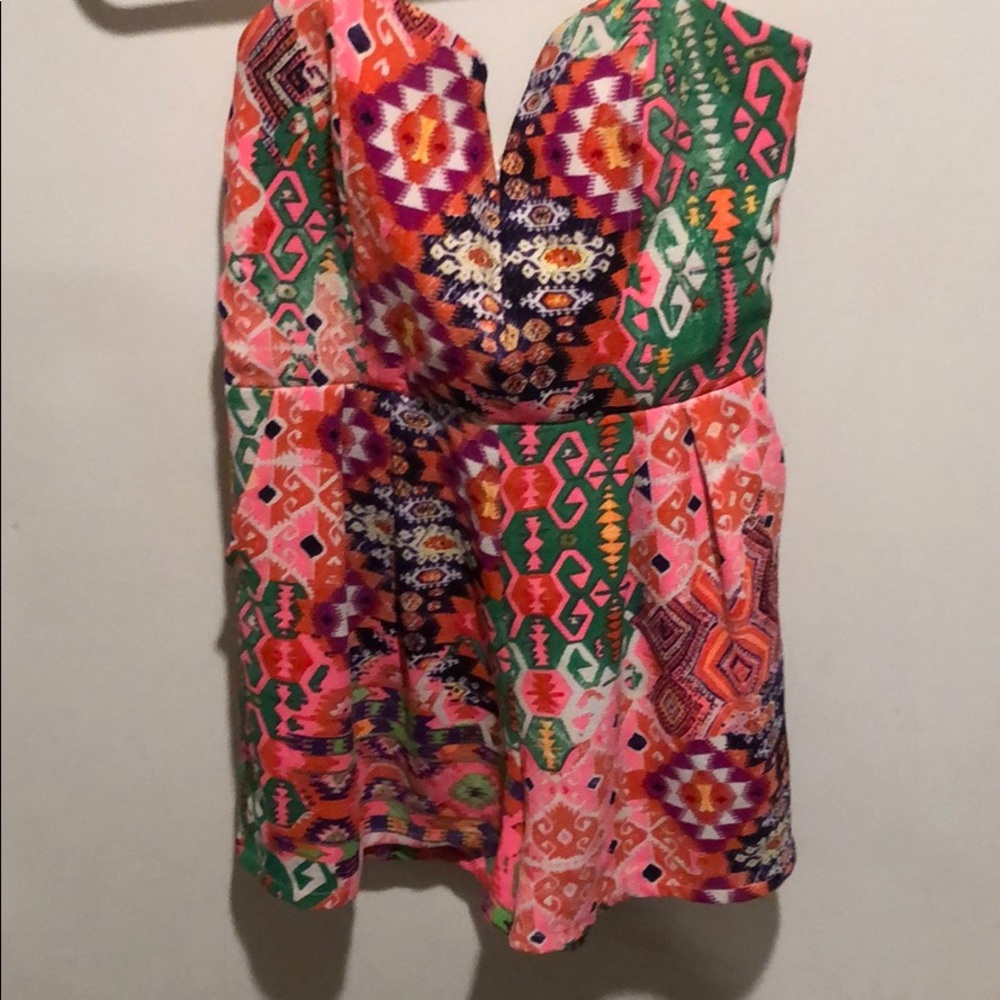 Multi-colored romper